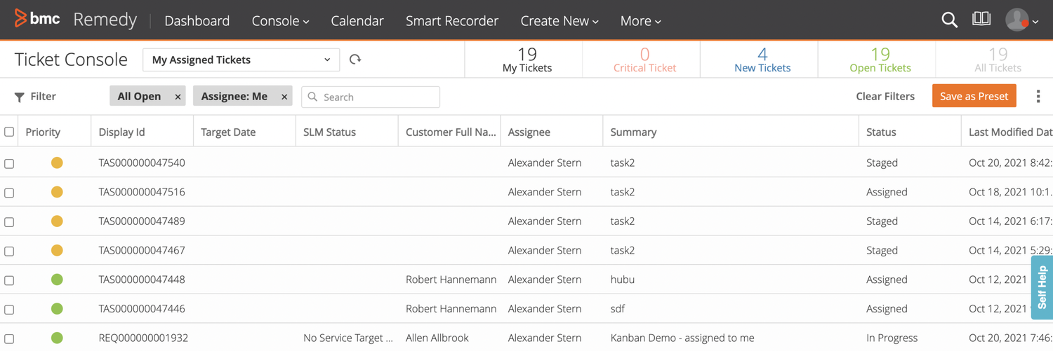 BMC Smart IT Console